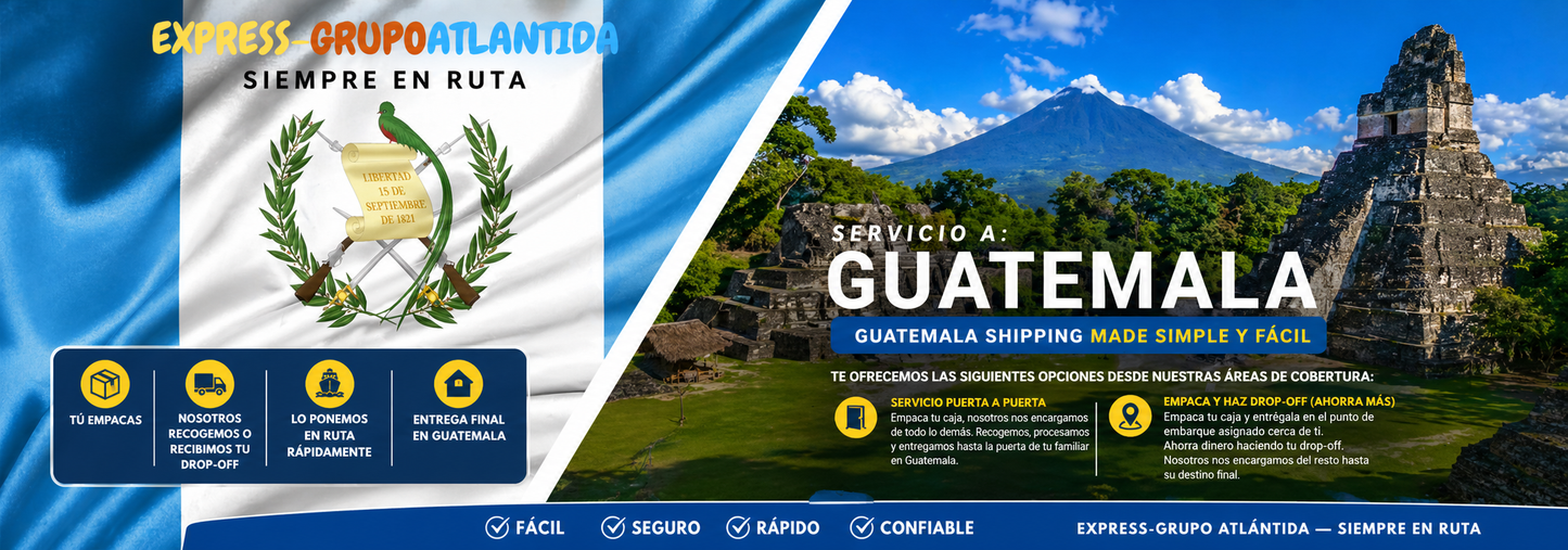 ENVIOS EN RUTA A GUATEMALA