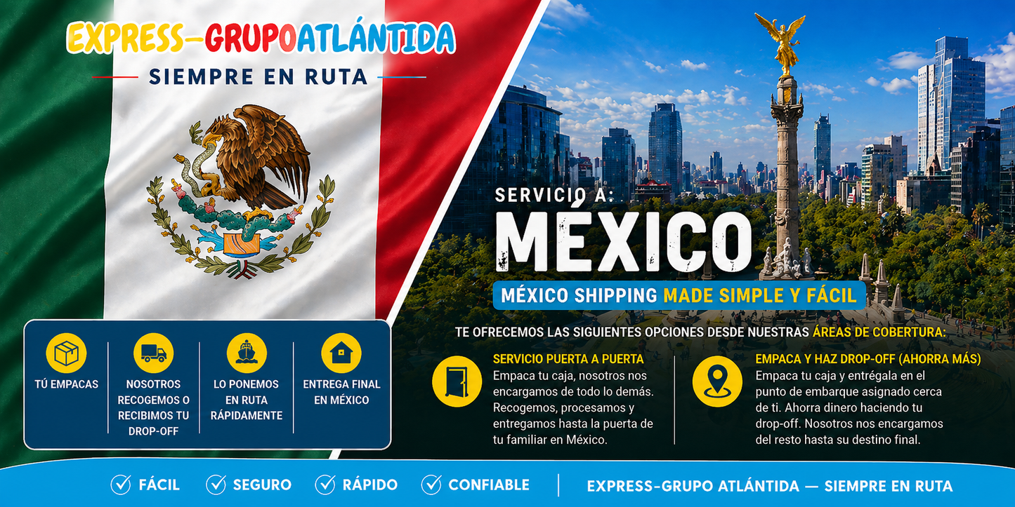 ENVIOS EN RUTA A MEXICO